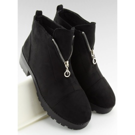 Noir 2017-3 Bottines noires à semelles hautes le noir 2