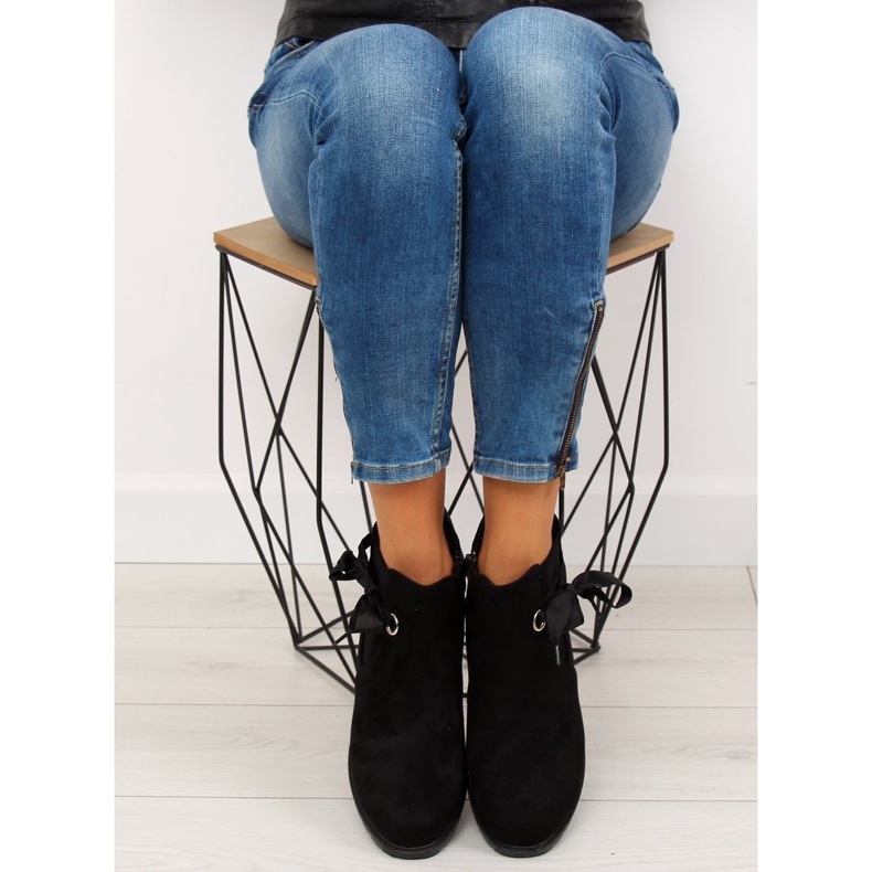 Noir Noir XY-528 Bottines Jodhpur noires le noir 1