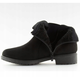 Noir Noir XY-528 Bottines Jodhpur noires 2