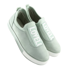Baskets femme menthe X-9707 Vert 2