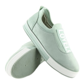 Baskets femme menthe X-9707 Vert 3