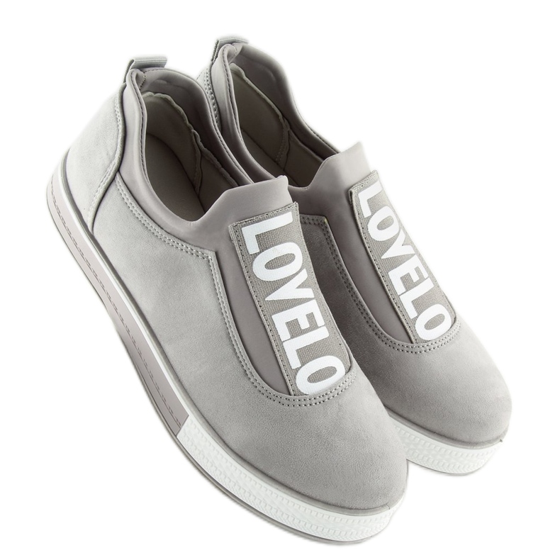 Gris Baskets femme grises X-9707 Gris 2 Gris Baskets femme grises X-9707 Gris 2