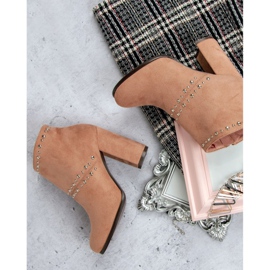 Seastar Bottines en daim sur le poteau rose 2