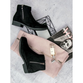 Filippo Bottines en daim noir le noir 5