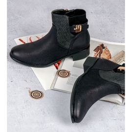 Vinceza Bottes d'automne pour femmes noir 1
