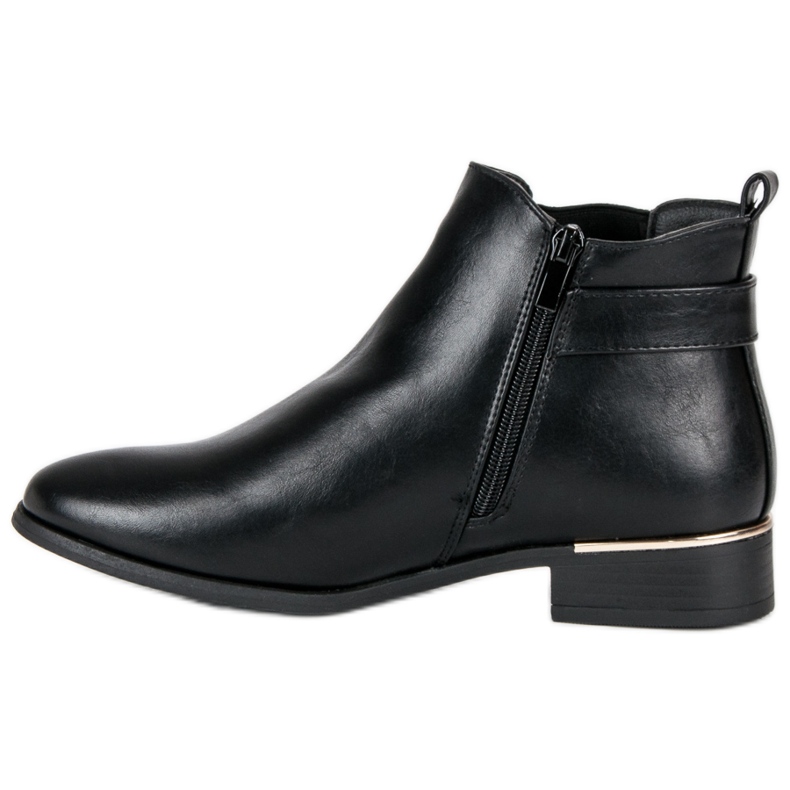 Anesia Paris Bottines Chelsea noires 1