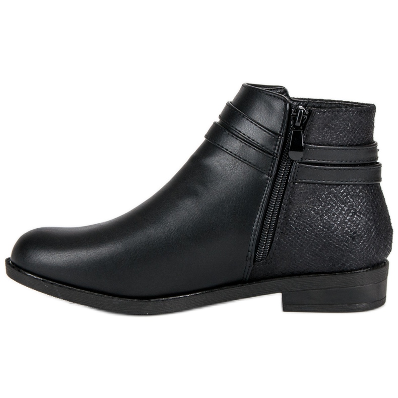 Anesia Paris Bottines femme noir 1