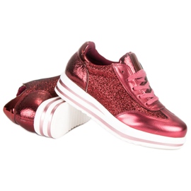 Fama Baskets à la mode rouge 6