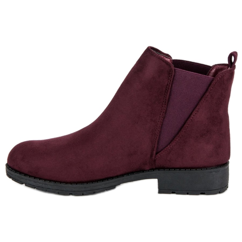 Via Giulia  Bottines Jodhpur en daim rouge 1