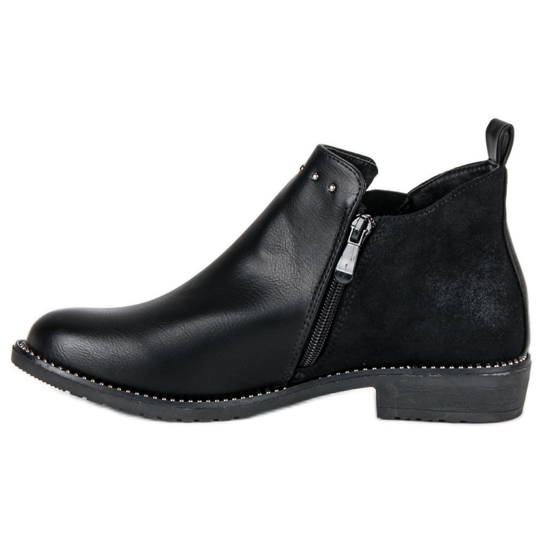 Bottines femme le noir 1