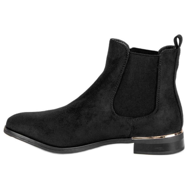 SDS Bottines Jodhpur en daim noir 1