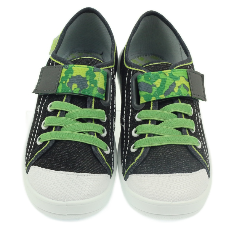 Befado chaussures pour enfants pantoufles baskets 251y102 le noir vert 2 Befado chaussures pour enfants pantoufles baskets 251y102 le noir vert 2