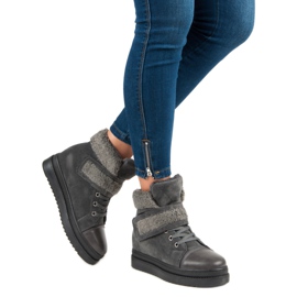 Bottes grises chaudes 2