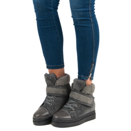 Bottes grises chaudes 1