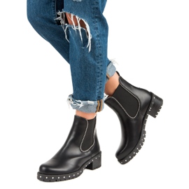 Bestelle Bottes Rock Boot Jodhpur le noir 2 Bestelle Bottes Rock Boot Jodhpur le noir 2