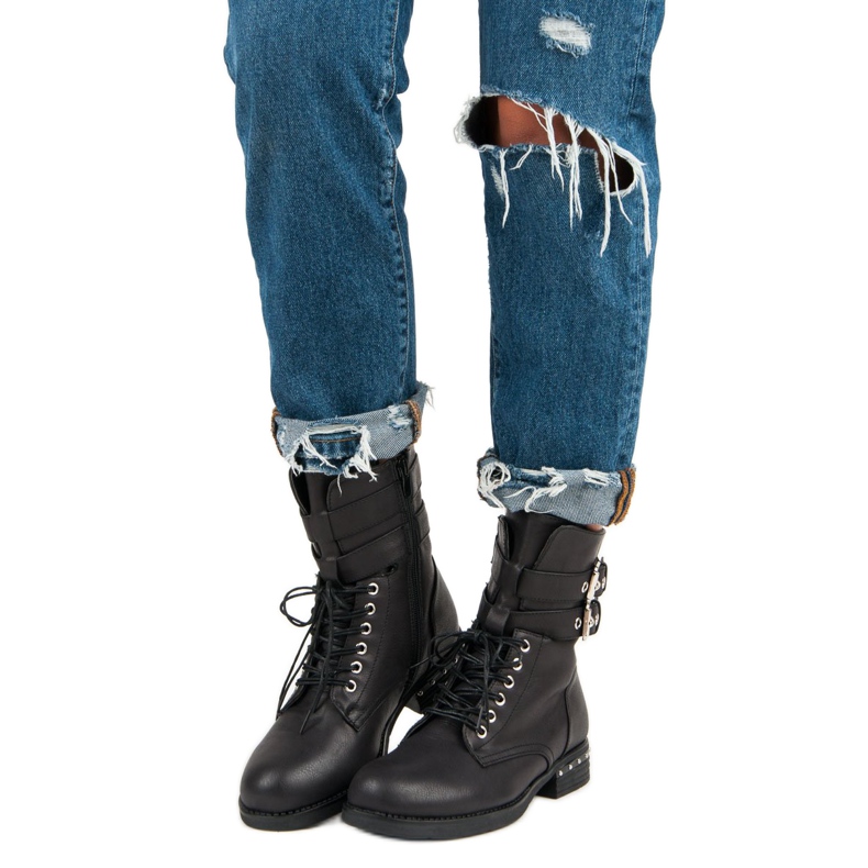 Super Me Bottes confortables le noir 1