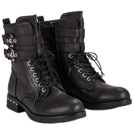Super Me Bottes confortables le noir 5