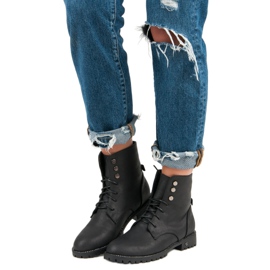 Balada Bottes de travail à lacets noir 1