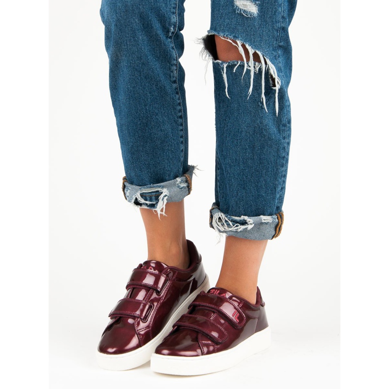 Fila Upstage Velcro Low Wmn rouge 1