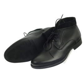 Bottes d'hiver pour hommes noires Pilpol 2194 5
