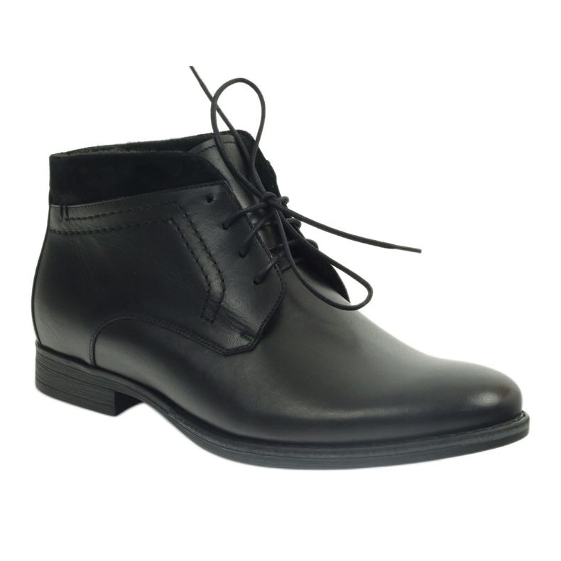 Bottes d'hiver pour hommes noires Pilpol 2194 1