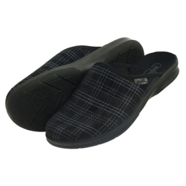 Befado chaussures pour hommes pantoufles 548m011 pantoufles le noir 4
