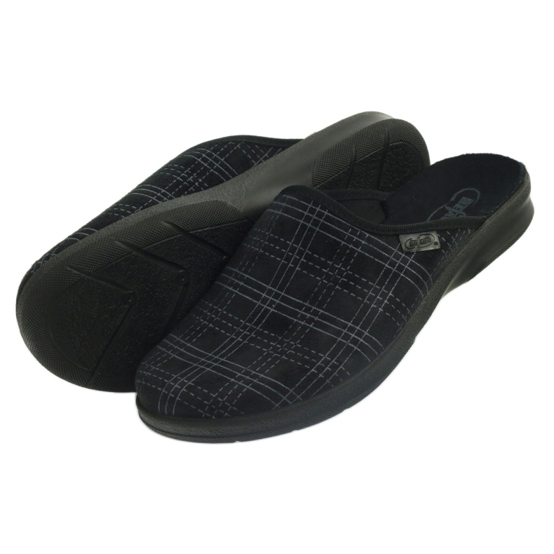 Befado chaussures pour hommes pantoufles 548m011 pantoufles noir 4