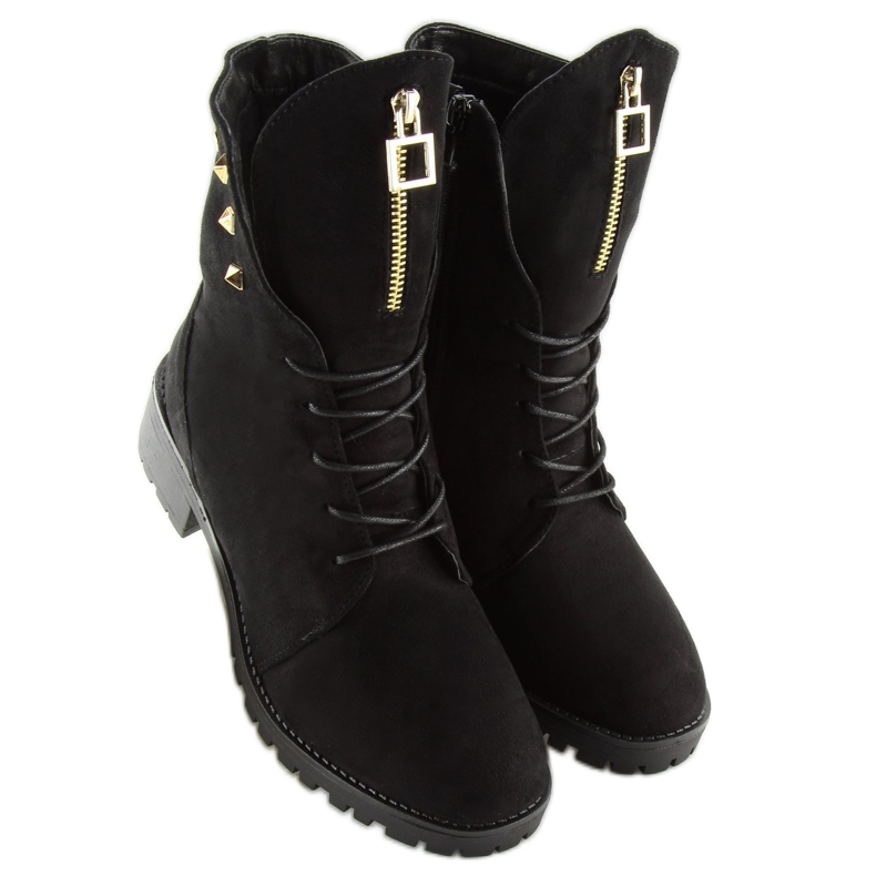 Noir Bottes de travail HX-015 Noir 2