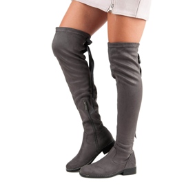 Seastar Bottes en daim élégantes gris 5
