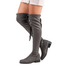 Seastar Bottes en daim élégantes gris 1
