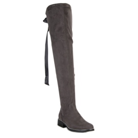 Seastar Bottes en daim élégantes gris 3