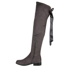 Seastar Bottes en daim élégantes gris 4