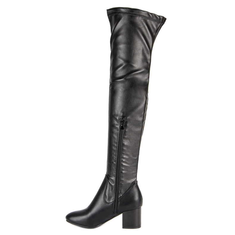 Seastar Cuissardes noires à talons hauts 1