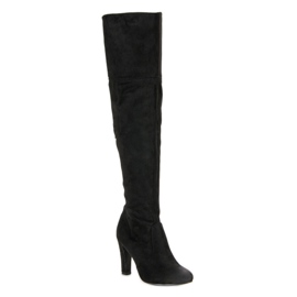 Bottes à talons hauts VINCEZA noir 1