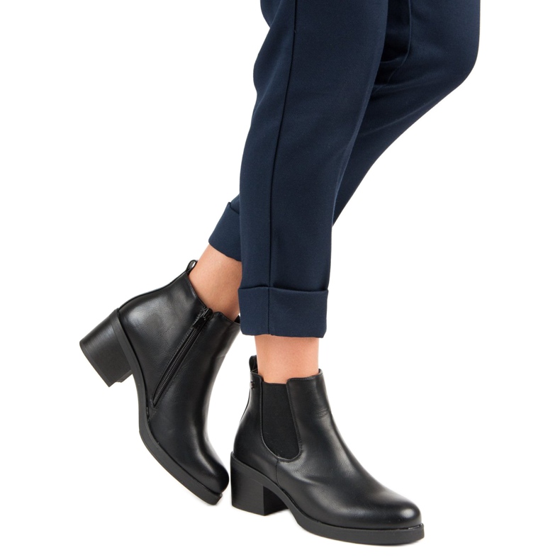 Anesia Paris Bottines classiques Jodhpur boots noir 2