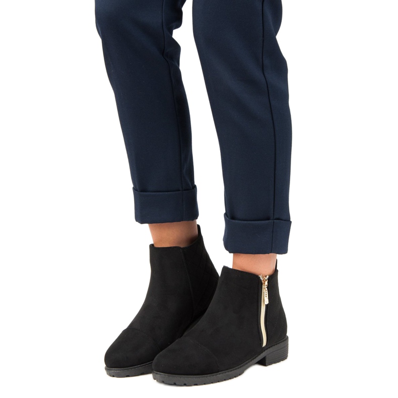 Bottes décontractées noires le noir 1