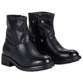 SDS Bottes pour femmes à la mode le noir 9