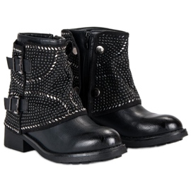 SDS Bottes pour femmes à la mode le noir 10
