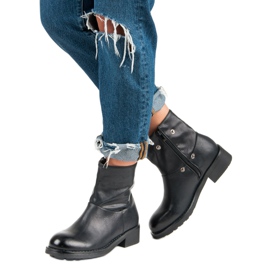 SDS Bottes pour femmes à la mode le noir 6