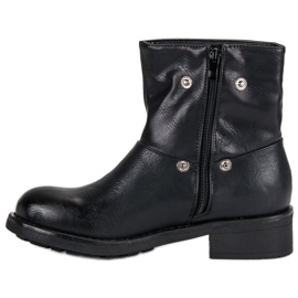 SDS Bottes pour femmes à la mode le noir 7