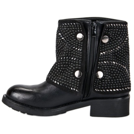 SDS Bottes pour femmes à la mode le noir 2