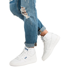 Fila Block Mid Wmn blanche 5