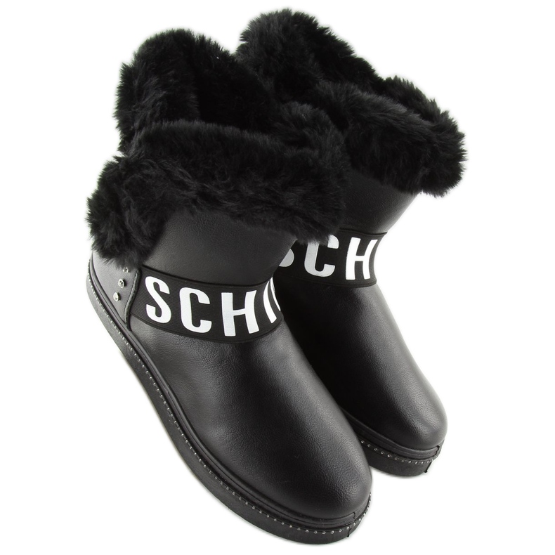 Bottes de neige femme noires NB239P-1 noir 2