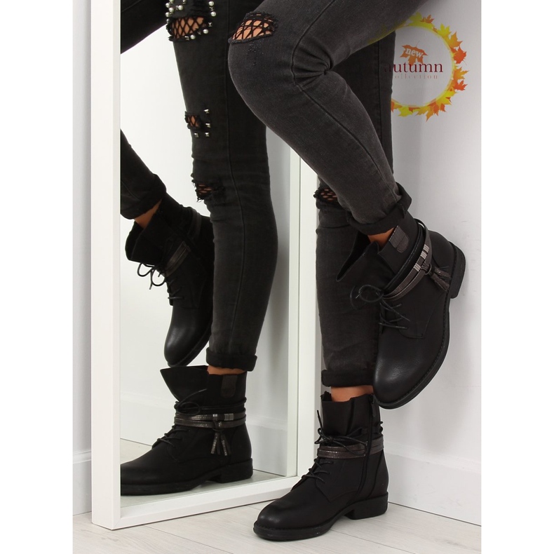 Noir Bottes noires pour femmes BH52-KB noir 1