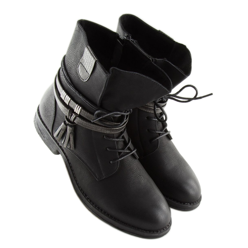 Noir Bottes noires pour femmes BH52-KB noir 2