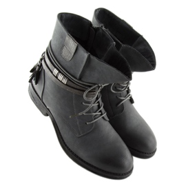 Gris Bottes femme grises BH52-KB gris 2