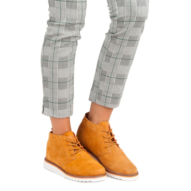 New Age Bottes femme orange 2