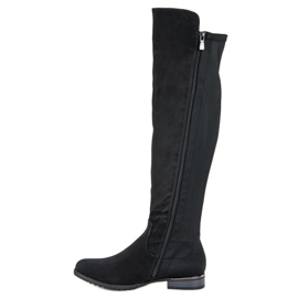 Super Me Bottes décontractées en daim le noir 2