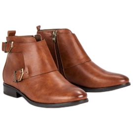 Filippo Bottes de moine à la mode brun 3