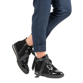 Filippo Baskets élégantes au-dessus de la cheville noir 2